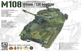 afv-club-35108-model-do-sklejania-us-self-propelled-howitzer-m108-105mm-l30
