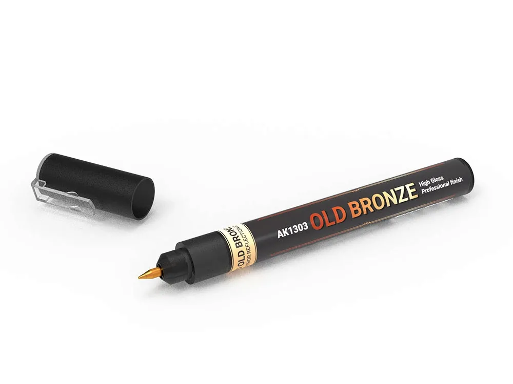 ak-interactive-1303-old-bronze-metallic-marker