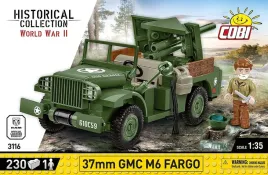 klocki-cobi-3116-historical-collection-world-war-ii-37-mm-gmc-m6-fargo