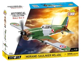 klocki-cobi-5724-morane-saulnier-ms-406-francuski-samolot-mysliwski-317-el