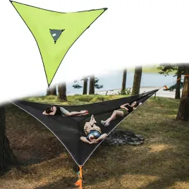 hamak-trojkatny-kempingowy-wieloosobowy-280x280cm-czarny-200-kg-3-punktowy