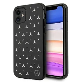 mercedes-mehcn61espbk-iphone-11-xr61-czarny-black-hardcase-silver-stars