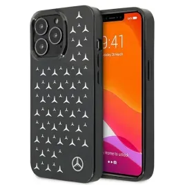 mercedes-mehcp13lespbk-iphone-13pro-13-61-czarny-black-hardcase-silver