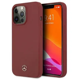 mercedes-mehcp13xsilre-iphone-13-pro-max-67-czerwony-red-hardcase-silicon