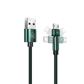 usams-kabel-pleciony-obrotowy-u60-2amicrousb-zielony-green-1m-sj478usb02-u