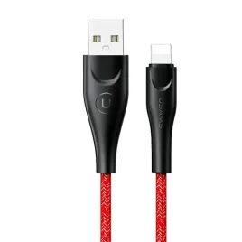 usams-kabel-pleciony-u41-lightning-3m2a-czerwony-red-sj397usb02-us-sj397