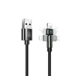 usams-kabel-pleciony-obrotowy-u60-2alightning-czarny-black-1m-sj476usb01-u