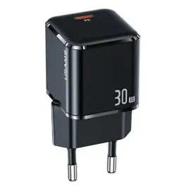 usams-lad-siec-1xusb-c-t45-mini-30w-only-head-pd3-0-fast-charging-czarny
