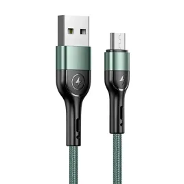 usams-kabel-pleciony-u55-2a-micro-usb1szt-for-set-u55-zielony-green-1m-sj4