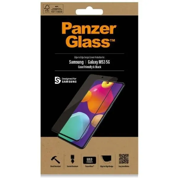 panzerglass-e2e-regular-samsung-m53case-friendly-czarny-black-stan-nowy-kod-producenta-4563