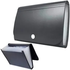 teczka-harmonijkowa-mini-organizer-pp-na-zatrzask-czarny-przegrodki-tetis