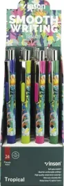 dlugopis-automat-fashion-tropic-niebieski-24szt