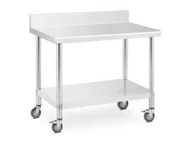 stol-gastronomiczny-roboczy-100x60cm-z-rantem-i-polka-na-kolkach-inox