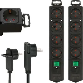 listwa-zasilajaca-elektryczna-przedluzacz-4-gniazdowy-schuko-kabel-2-metry