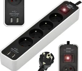 listwa-zasilajaca-przedluzacz-z-ladowarka-usb-4-gniazda-kabel-15-m