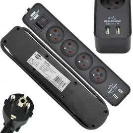 stylowa-listwa-elektrczyna-przedluzacz-2xusb-4-gniazda-przewod-15m-3500w
