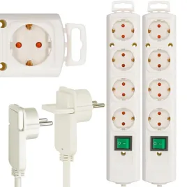 listwa-zasilajaca-elektryczna-przedluzacz-plaska-wtyczka-4-gniazda-kabel-2m