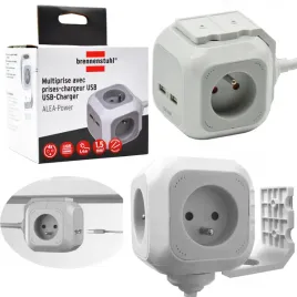 kostka-wielogniazdkowa-zasilajaca-ladowarka-usb-na-biurko-4-gniazda-14m