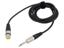 kabel-jack-63mm-2pin-wtykxlr-zenski-3pin-3m-czarny-025mm2-x1szt