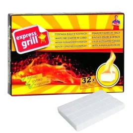 podpalka-w-kostce-express-grill-do-grilla-piecow-i-kominkow-32-sztuki