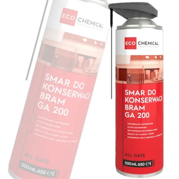 SMAR DO KONSERWACJI BRAM KŁÓDEK ZAMKÓW UNIWERSALNY GA200 ECOCHEMICAL 500 ML