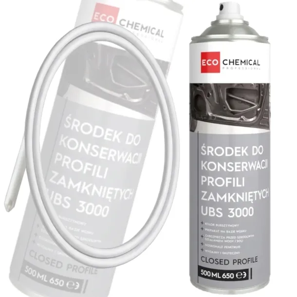 ŚRODEK DO KONSERWACJI PROFILI ZAMKNIĘTYCH PROGI 500ML UBS 3000 ECOCHEMICAL