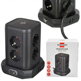 listwa-elektryczna-przewod-2m-wieza-8-gniazd-cube-kostka-3xusb-z-ladowarka