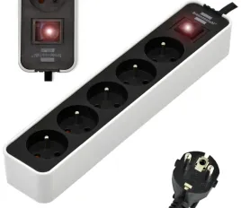 listwa-elektryczna-5-gniazd-z-wylacznikiem-przedluzacz-zasilacz-przewod-5m
