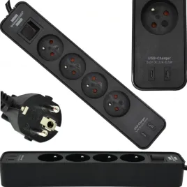listwa-przedluzacz-4-gniazda-1-5m-2x-usb-c-ladowarka-wydajna-nowoczesna