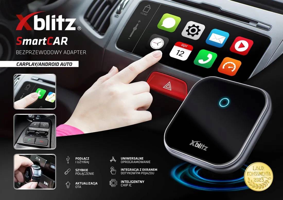 bezprzewodowy-adapter-carplay-android-auto-xblitz-smartcar-stan-nowy