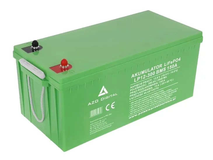 Akumulator LiFePO4 LP12-300 300Ah 12V 150A BMS