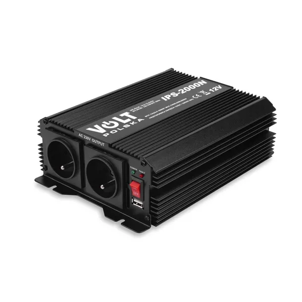 Volt Przetwornica IPS 2000N 12/230V (1000/2000W) Laptopy Ładowarki Sprzęt RTV