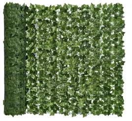 parawan-balkonowy-ciemnozielone-liscie