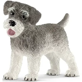 schleich-pies-rasy-sznaucer-miniaturowy-szary-figurka-kolekcjonerska