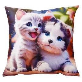 dekoracyjna-poszewka-na-poduszke-45x45-cm-pies-z-kotem-szczeniaki