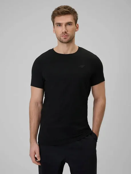 T-SHIRT MĘSKI 4F KOSZULKA BAWEŁNIANA SPORTOWA SLIM L TTSHM3340 SS26