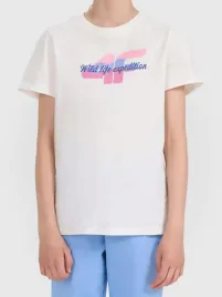 koszulka-dziewczeca-4f-t-shirt-sportowy-bawelniany-z-nadrukiem-158-f2885