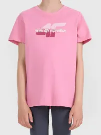 koszulka-dziewczeca-4f-t-shirt-sportowy-bawelniany-z-nadrukiem-128-2885