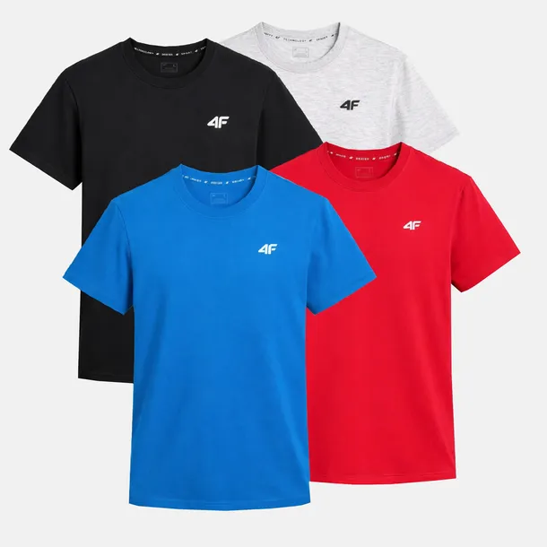 T-SHIRT MĘSKI 4F KOSZULKA ZESTAW KOMPLET 4PAK XL TTSHM3341