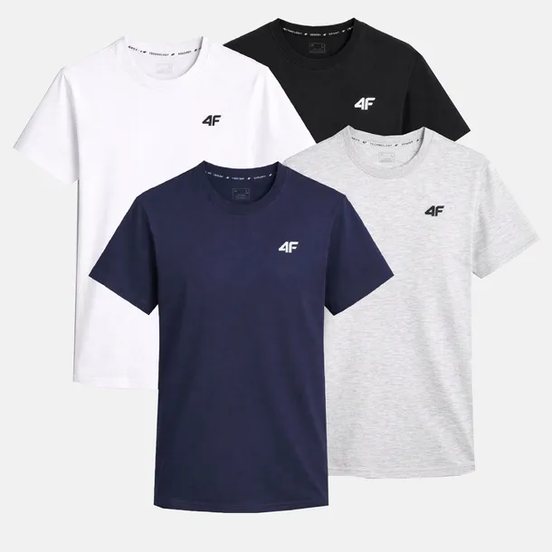 T-SHIRT MĘSKI 4F KOSZULKA ZESTAW KOMPLET 4PAK XL TTSHM3341