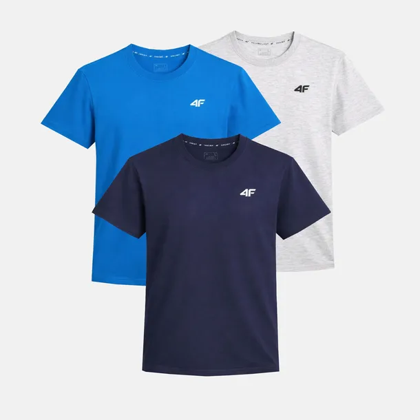 KOMPLET KOSZULEK MĘSKICH 4F ZESTAW 3PAK T-SHIRT L TTSHM3341