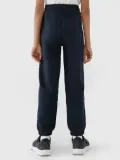 spodnie-dziewczece-dresowe-4f-basic-ttrof1509-aw25-128-stan-nowy