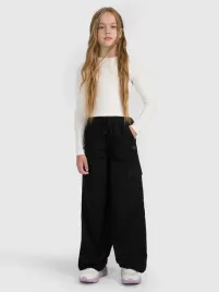 spodnie-dziewczece-casual-cargo-4f-baggy-dresowe-ttrof1246-aw25-140