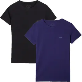 t-shirt-damski-bawelniany-4f-koszulka-zestaw-komplet-2-sztuki-xs-ss25
