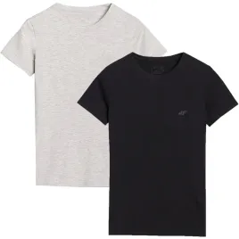 t-shirt-damski-bawelniany-4f-koszulka-zestaw-komplet-2-sztuki-xs-ss25