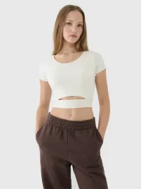 t-shirt-damski-4f-bawelniany-crop-top-ttshf2695-ss25-m