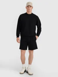 spodenki-unisex-4f-dresowe-bawelniane-sportstyle-tshou544-ss25-xs