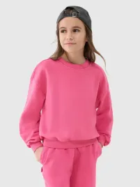 bluza-dziewczeca-4f-dresowa-nierozpinana-bezkaptura-tswsf1479-ss25-158