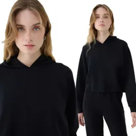 bluza-damska-4f-dresowa-nierozpinana-z-kapturem-tswsf1562-ss25-xl