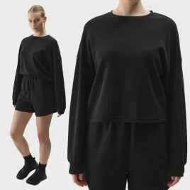 bluza-damska-4f-dresowa-z-dodatkiem-modalu-tswsf1001-ss24-l